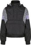 URBAN CLASSICS Allwetterjacke Urban Classics Damen Ladies AOP Mixed Pull Over Jacket