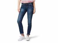 TOM TAILOR Straight-Jeans Alexa Straight in gerader "Straight" 5-Pocket-Form,...