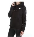 Hoodie CARHARTT "Clarksburg Sweatshirt", Damen, Gr. L, schwarz, Obermaterial:...