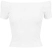 URBAN CLASSICS T-Shirt Urban Classics Damen Ladies Off Shoulder Rib Tee (1-tlg)