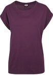 URBAN CLASSICS Kurzarmshirt Urban Classics Damen Ladies Extended Shoulder Tee (1-tlg)