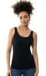 Tanktop MEY "Noblesse", Damen, Gr. 46, schwarz, Feinripp, Obermaterial: 100%