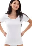 Mey Kurzarmshirt Cotton Pure Rundhalsausschnitt, Halbarm, Legere Passform
