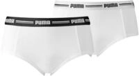 PUMA Panty PUMA WOMEN MINI SHORT 2P (2er Pack) schmaler Logo-Gummibund
