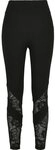 URBAN CLASSICS Leggings Urban Classics Damen Ladies Highwaist Lace Inset...