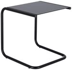 Fiam Beistelltisch Club aus Aluminium, Edition Schwarz