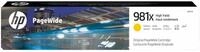 HP HP 981X Gelb Original PageWide Druckerpatrone Tintenpatrone
