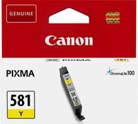 Canon INK CLI-581 Y Tintenpatrone (Packung, original Druckerpatrone 581...