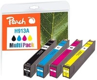 Peach PI300-744 Spar Pack - Druckerpatrone - schwarz/cyan/magenta/gelb Tintenpatrone