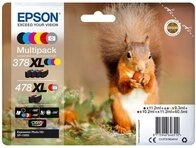 Epson 6 Druckerpatronen 378 XL T379D BK/C/M/Y 478 XL GY/R Multipack...