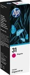 HP original Tintenflasche 31 Magenta, 70 ml Nachf&uuml;lltinte (f&uuml;r HP, 1x 70 ml)
