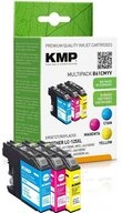 KMP 1 Tinten-Multipack B61V ERSETZT LC-125XL C/M/Y Tintenpatrone (3 Farben)