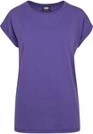 URBAN CLASSICS Kurzarmshirt Urban Classics Damen Ladies Extended Shoulder Tee (1-tlg)