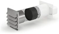 Naber L&uuml;ftungsschacht NABER E-Jal flow 150 Mauerkasten inkl. THERMOBOX, wei&szlig;,
