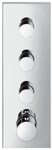 hansgrohe Unterputzarmatur Axor Starck Thermostatmodul f&uuml;r 3 Verbraucher...