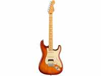 Fender E-Gitarre, American Professional II Stratocaster HSS MN Sienna Sunburst -