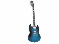Epiphone E-Gitarre, Prophecy SG Blue Tiger Aged Gloss - Double Cut E-Gitarre