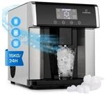 Klarstein Eisw&uuml;rfelmaschine Eiszeit Eisw&uuml;rfelmaschine Edelstahl 15 kg/24h 3