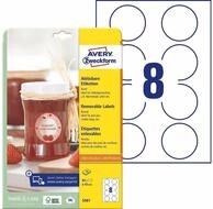 Avery Zweckform Etiketten 80 AVERY Zweckform Etiketten 5081 wei&szlig; 65,0 x 65,0 mm