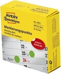 Avery Zweckform Etiketten 3851 3853 Markierungspunkte - &Oslash; 10 mm, Spender mit 800