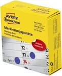 Avery Zweckform Etiketten 3853 3853 Markierungspunkte - &Oslash; 10 mm, Spender mit 800