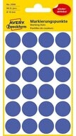 Avery Zweckform Etiketten AVERY Zweckform 3596 Klebepunkte blau &Oslash; 18,0 mm