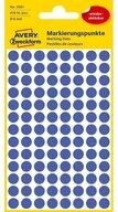 Avery Zweckform Etiketten AVERY Zweckform 3591 Klebepunkte blau &Oslash; 8,0 mm