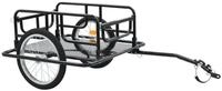vidaXL Fahrradkinderanh&auml;nger, Fahrradanh&auml;nger 130x73x48,5 cm Stahl Schwarz
