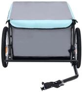 vidaXL Fahrradkinderanh&auml;nger, Fahrradanh&auml;nger Schwarz und Blau 65 kg