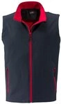 James & Nicholson Funktionsweste Herren Promo Softshell Vest / Wasserabweisend,