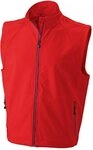 James & Nicholson Funktionsweste Herren Softshell Vest / Atmungsaktiv