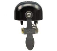 Crane Bell Co Fahrradklingel E-NE Neo Black, &Oslash; Klemmung: 22.2mm bis 31.8mm