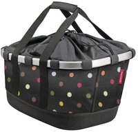 KlickFix Fahrradkorb KLICKfix Fahrradkorb Bikebasket GT dots 42x33x27 cm