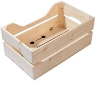 racktime Fahrradkorb Racktime Holzbox Woodpacker natur 49x24,1x29,5 cm