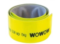 WOWOW Warnweste Wowow Arm oder Beinband gelb reflektierend selbstaufrollend 44x4,3cm
