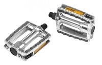 Ergotec Warnweste Ergotec Alu-Pedal 658 XXL silbergrau 9/16 Zoll mit Reflektoren