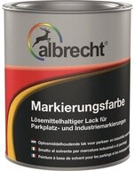 Lack Albrecht Lack Markierungsfarbe 750ml Parkplatzfarbe Industriemarkierung