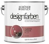 SCH&Ouml;NER WOHNEN FARBE Wand- und Deckenfarbe Englisches Rosenrot Nr. 17, Tropf- und