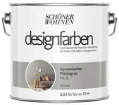 SCH&Ouml;NER WOHNEN FARBE Wand- und Deckenfarbe Dynamisches Platingrau Nr. 2, Tropf- und