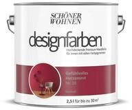 SCH&Ouml;NER WOHNEN FARBE Wand- und Deckenfarbe Gef&uuml;hlvolles Herzensrot Nr. 16,...