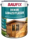 Baufix Holzschutzlasur Langzeitlasur seidengl&auml;nzend, 5 Liter f&uuml;r ca. 50m&sup2;,