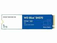 Western Digital WD Blue SN570 1TB NVMe 2280 3.500 MB/s blau/weiß M.2 interne...