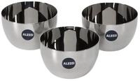 Alessi Geschirr-Set Mami 3-teiliges Schalenset chrom