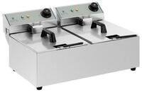 Royal Catering Fritteuse RCEF-10DY-ECO, 6400 W, 2 x 10 L Doppel Frit&ouml;se 2 x 3200 W