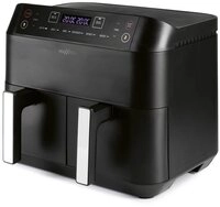 MAXXMEE Hei&szlig;luftfritteuse Doppelkorb 7,6 Liter, Digitale Doppel...
