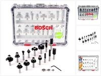 Bosch Professional Fr&auml;ser-Set Mixed Fr&auml;ser Set 8 mm 15 tlg. + Koffer...