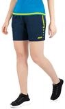 Jako Sporthose Short Competition 2.0 mit Rei&szlig;verschluss kurz dunkelblau/neongelb
