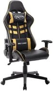 vidaXL Gaming-Stuhl Gaming-Stuhl Schwarz und Golden Kunstleder (1 St)