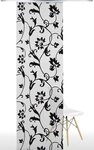 Liedeco Schiebegardine (1 St), Klettband, transparent, HxB: 245x60
