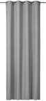 ELBERSDRUCKE Vorhang &Ouml;senschal Lino grau Uni 255 x 140 cm (1 St), &Ouml;sen, blickdicht,